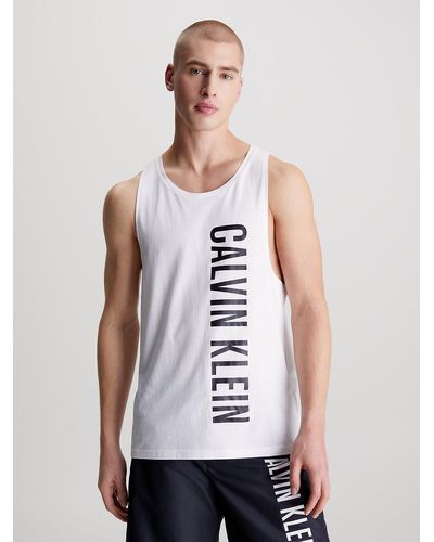 Calvin Klein Beach Tank Top - Intense Power - White