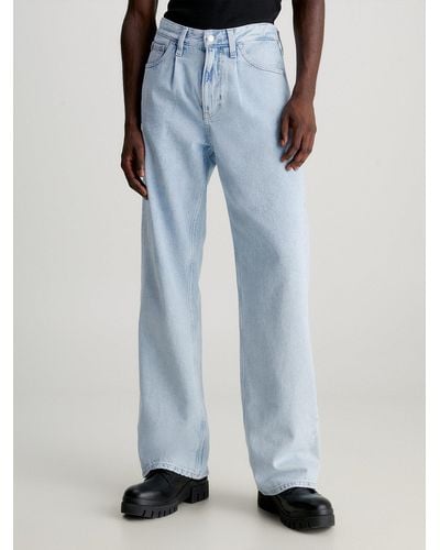 Calvin Klein Wide Leg Jeans - Blue