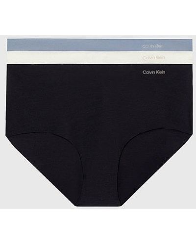 Calvin Klein 3-pack Hipsters - Invisibles - Zwart