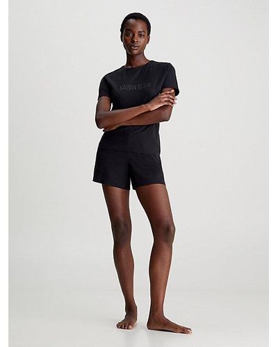 Calvin Klein Shorts-Pyjama-Set - Intense Power - Schwarz