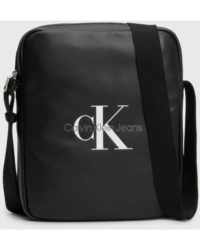 Calvin Klein Sac reporter avec logo - Noir