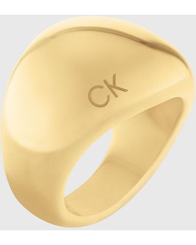 Calvin Klein Ring - Playful Organic Shapes - Metallic