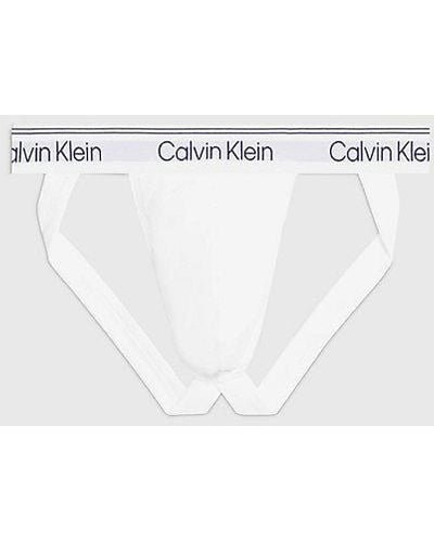 Calvin Klein Jock Strap - Athletic Cotton - Wit