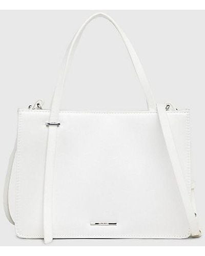 Calvin Klein Satin-Handtasche - Weiß