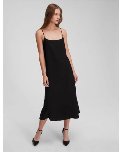 Calvin Klein Soft Twill Dress - Black