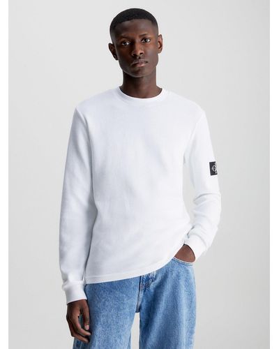T-shirts à manches longues Calvin Klein pour homme | Réductions en ligne  jusqu'à 52 % | Lyst