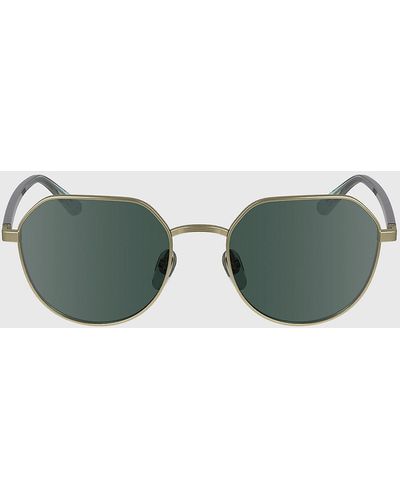 Calvin Klein Round Sunglasses Ck23125s - Green