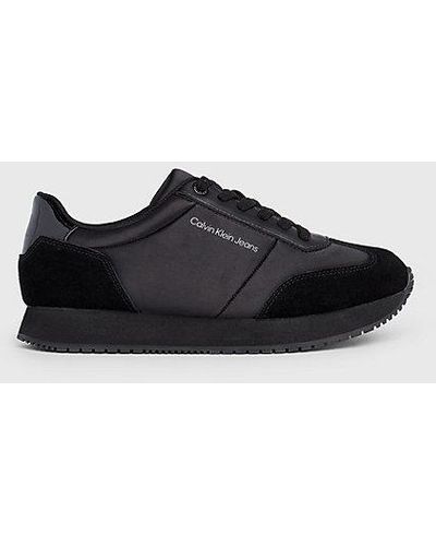Calvin Klein Satijnen Sneakers - Zwart