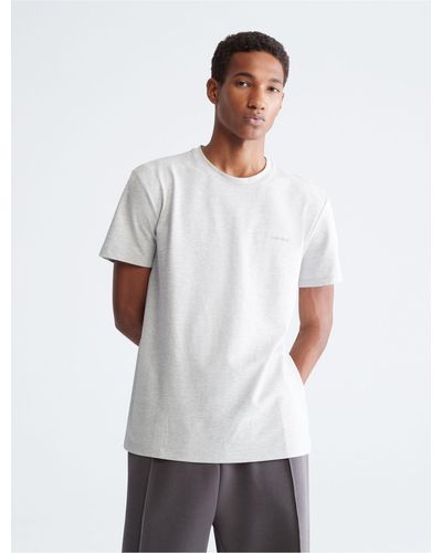 Calvin Klein Tech Pique T-shirt - White