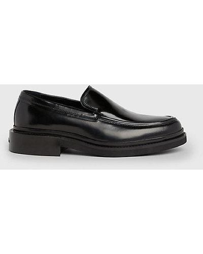 Calvin Klein Loafers aus Leder - Schwarz