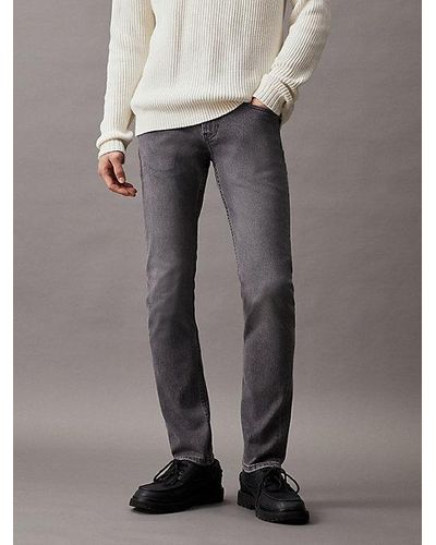 Calvin Klein Slim Jeans - Grau