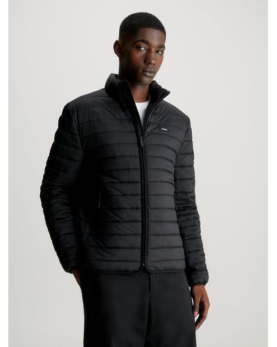 Calvin Klein Lightweight Packable Puffer Jacket - Black