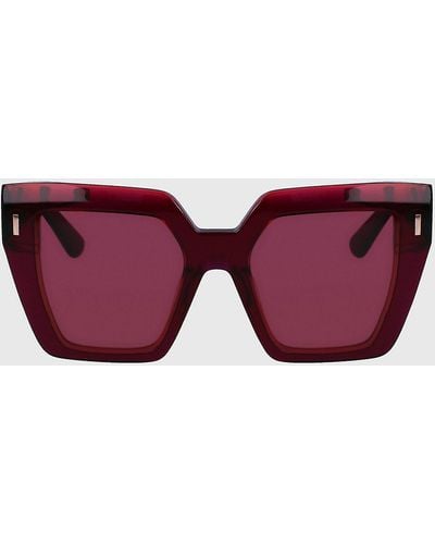 Calvin Klein Square Sunglasses Ck23502s - Purple