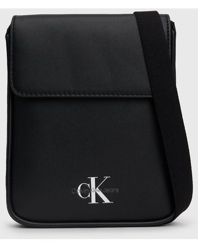 Calvin Klein Minaudière en bandoulière avec rangement pour téléphone - Noir
