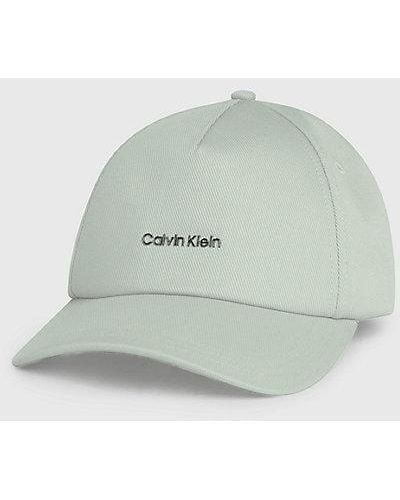 Calvin Klein Canvas-Kappe - Natur