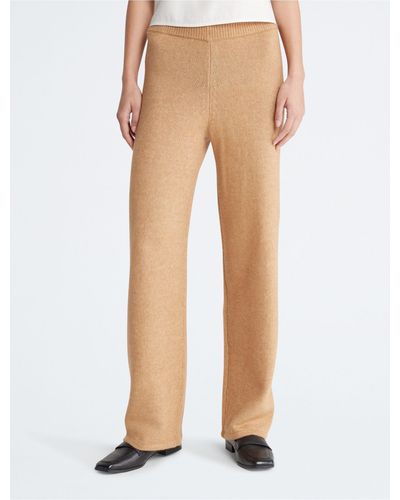 Calvin Klein Sweater Pants - Natural