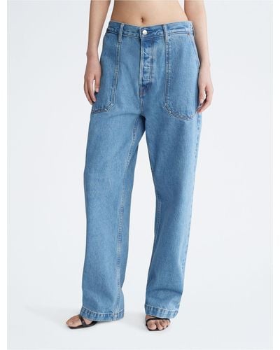 Calvin Klein Standards Coastal Blue Deck Jeans