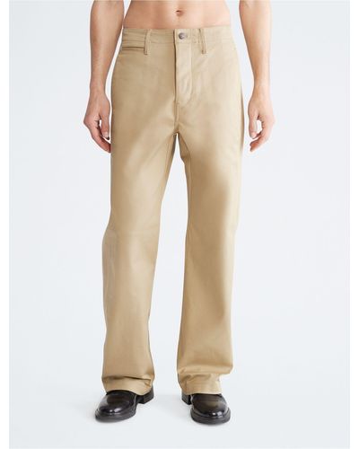 Calvin Klein Standards Chino Pants - Natural