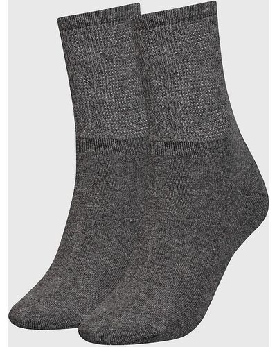 Calvin Klein 2 Pack Crew Socks - Grey