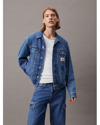 Calvin Klein 90's Denim Jacket - Blue