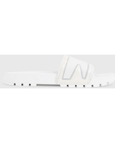 Calvin Klein Logo Sliders - Natural