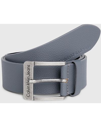 Calvin Klein Leather Belt - Blue