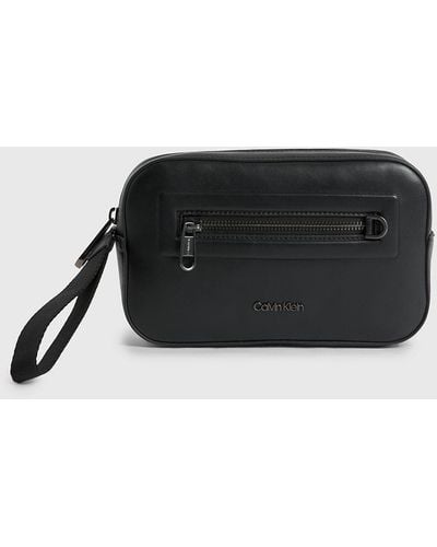 Calvin Klein Faux Leather Case - Black
