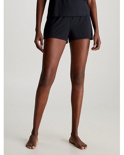 Calvin Klein Shorts de pijama - Minimalist - Negro