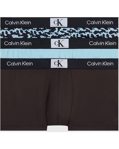 Calvin Klein Lot de 3 boxers taille basse - CK96 - Noir