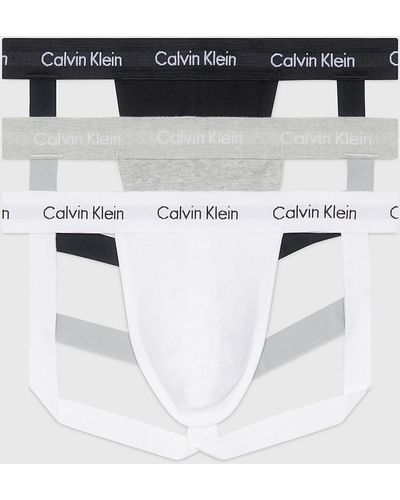 Calvin Klein Lot de 3 strings homme - Cotton Stretch - Multicolore