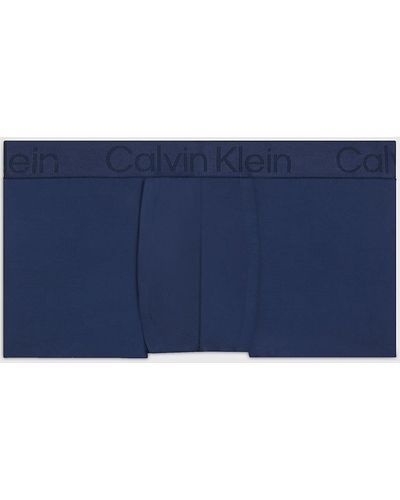 Calvin Klein Boxer taille basse - CK Black Cooling - Bleu