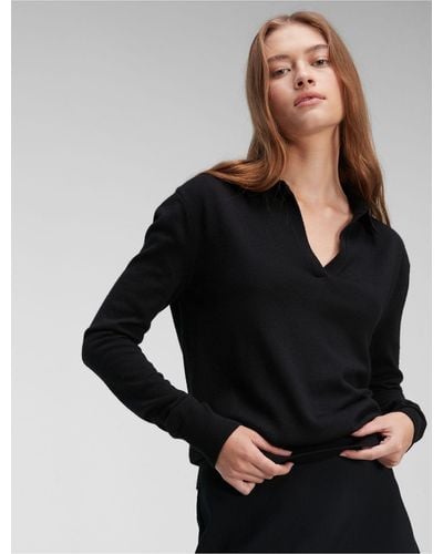 Calvin Klein Extra Fine Merino Sweater - Black