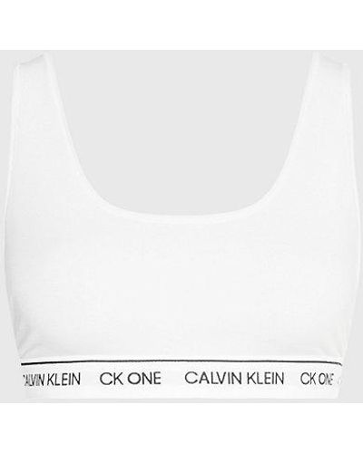 Calvin Klein Bralette - Ck One Recycled - Wit