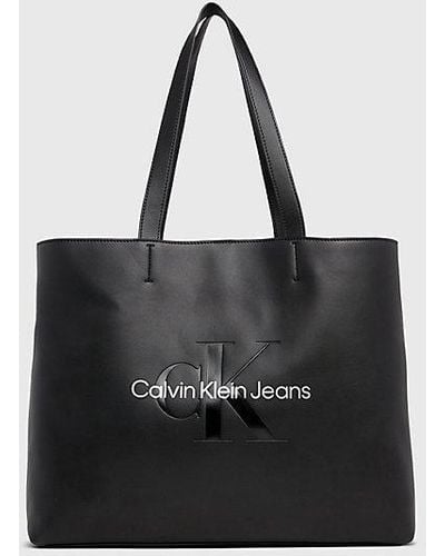 Calvin Klein Smalle Tote Bag - Zwart