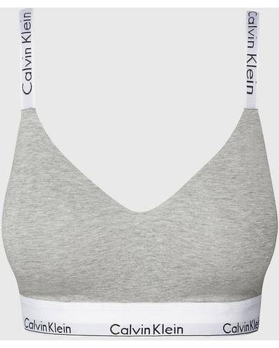 Calvin Klein Full Cup Bralette - Modern Cotton - Grey