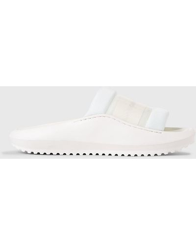 Calvin Klein Hybrid Logo Sliders - Natural