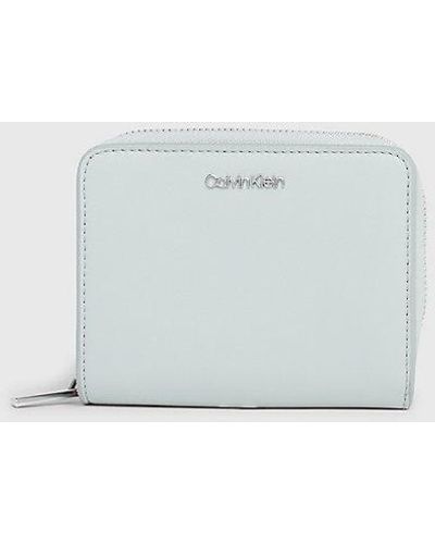 Calvin Klein RFID-Portemonnaie mit Rundum-Reißverschluss - Blau
