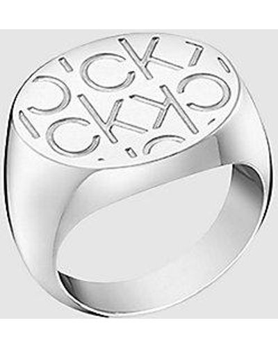 Calvin Klein Ring - MANIA - Mettallic