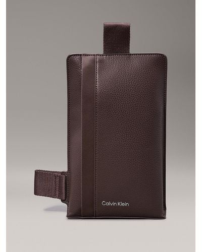Calvin Klein Crossbody Sling Bag - Brown