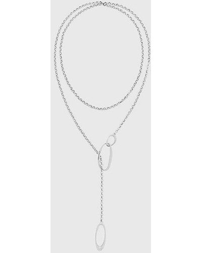 Calvin Klein Collar - Playful Organic Shapes - Blanco