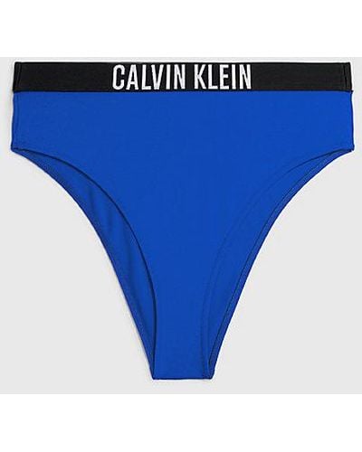 Calvin Klein Bikinibroekje Met Hoge Taille - Intense Power - Blauw