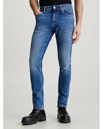 Calvin Klein Slim Jeans - Blauw