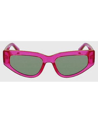 Calvin Klein Gafas de sol ojo de gato CKJ23603S - Rosa