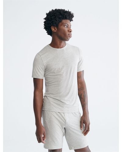 Calvin Klein Ultra-soft Modern Lounge Sleep T-shirt - Grey