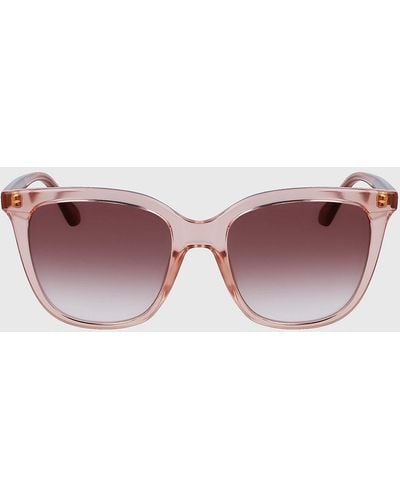 Calvin Klein Rectangle Sunglasses Ck23506s - Pink