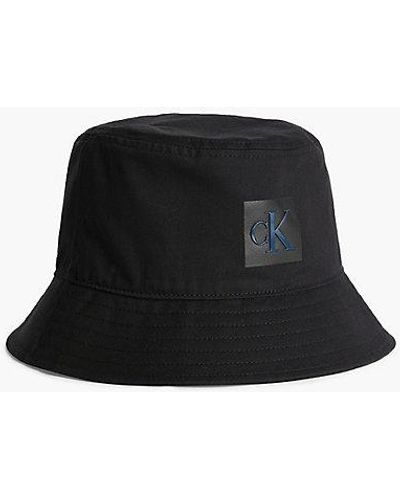 Calvin Klein Organic Cotton Bucket Hat - - Black - Women - One Size - Schwarz
