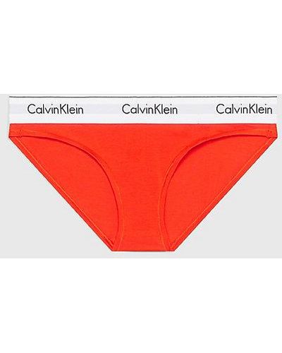 Calvin Klein Slip Modern Cotton - Oranje