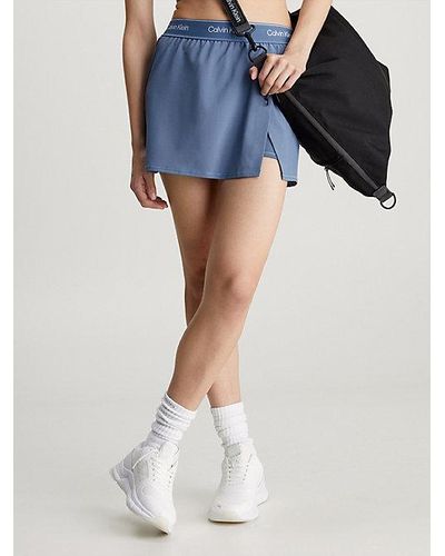 Calvin Klein 2-in-1 Sport Skirt - Blauw