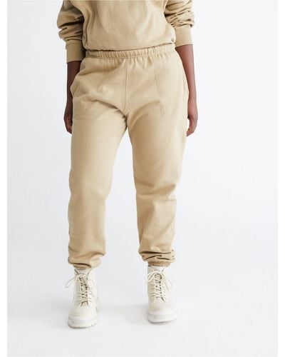 Calvin Klein Standards Fleece Sweatpants - Natural