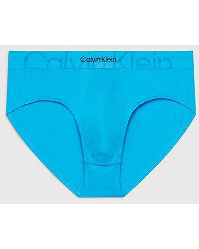 Calvin Klein Slip - Embossed Icon - Blauw